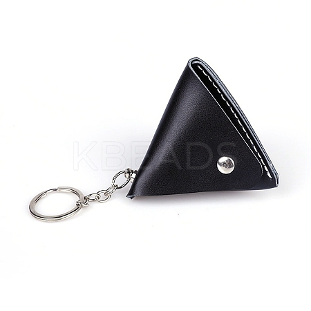 Imitation Leather Mini Triangle Women's Wallet Keychian PW-WG27227-09-1
