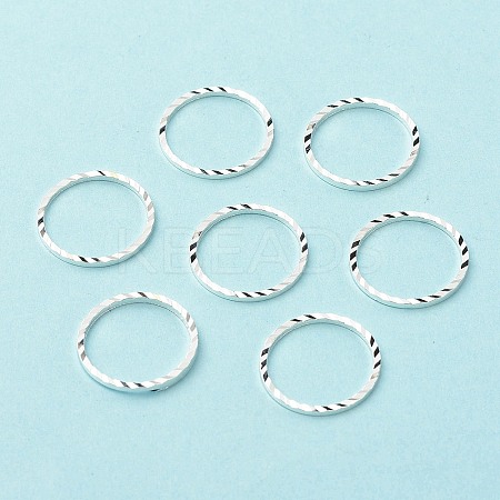 Brass Linking Rings KK-F831-018E-S-RS-1