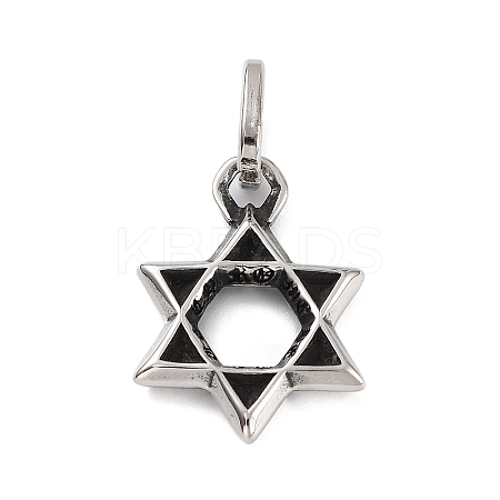 316 Surgical Stainless Steel Pendants STAS-K276-14A-AS-1