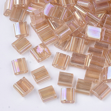 2-Hole Glass Seed Beads SEED-S023-37C-01-1