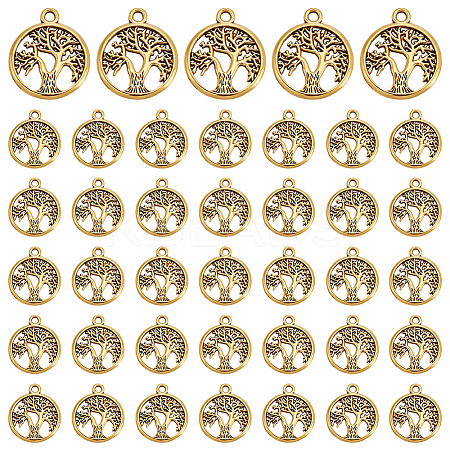 120Pcs Tibetan Style Alloy Pendants FIND-UN0007-20AG-1