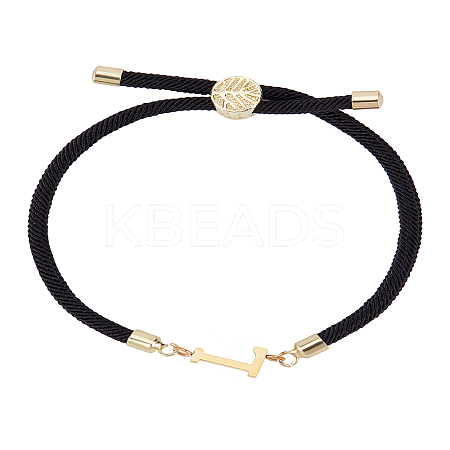 1Pc Adjustable Nylon Cord Slider Bracelets for Women BJEW-LP0001-32L-01-1