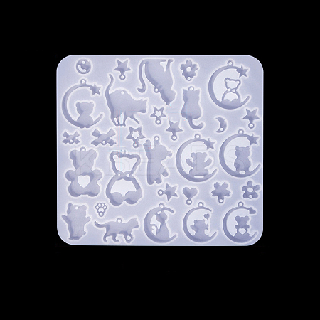 Christmas Theme DIY Pendant Silicone Molds PW-WG215BE-04-1
