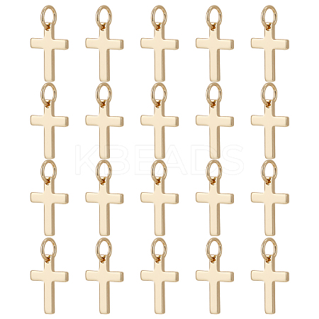 20Pcs Brass Pendants KK-ME0002-38-1