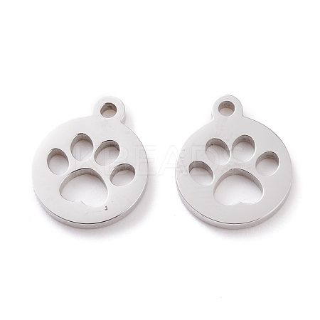 Non-Tarnish 304 Stainless Steel Charms STAS-Y002-06P-1