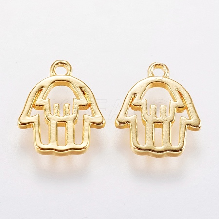 Brass Charms KK-I613-10G-1