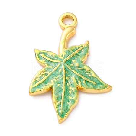 304 Stainless Steel Enamel Pendants STAS-S163-35G-02-1