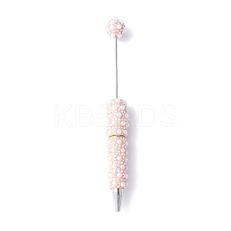 Alloy Beadable Pen AJEW-A066-04D-1