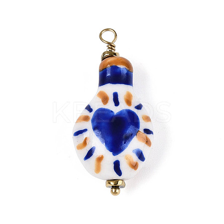 Handmade Porcelain Pendants PORC-T135-01-1