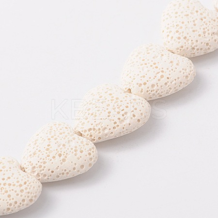 Synthetic Lava Rock Bead Strands G-N0114-11-1