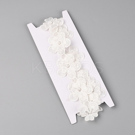 Organza Pearl Ribbon FW-TAC0003-02-1