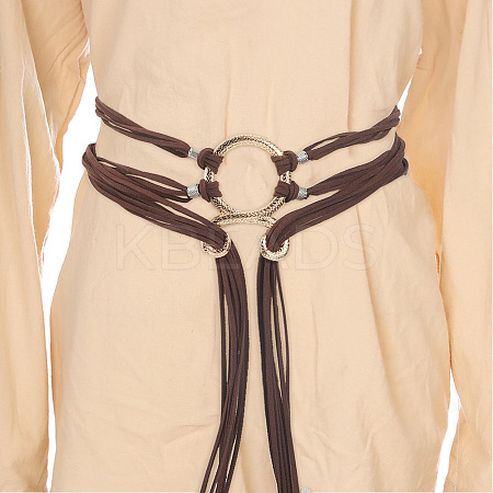 Polyester Chain Belts for Women Ladies Dress AJEW-WH20018-51A-1