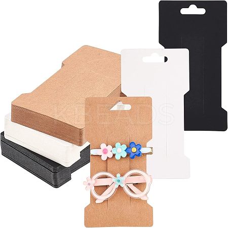 Cardboard Paper Hair Clip Display Cards CDIS-NB0001-04-1