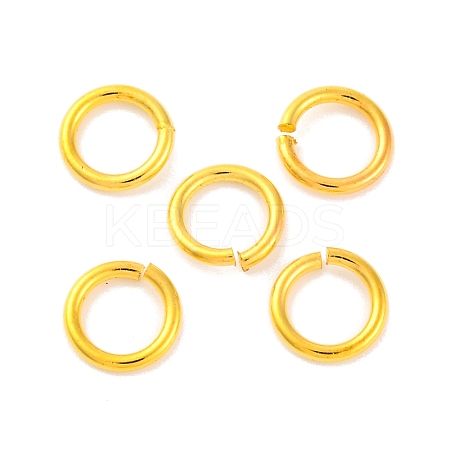 Brass Saw Cut Open Jump Rings KK-G514-01I-G-1