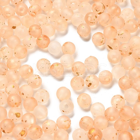 Frosted Transparent Acrylic Beads X1-OACR-F013-12E-1