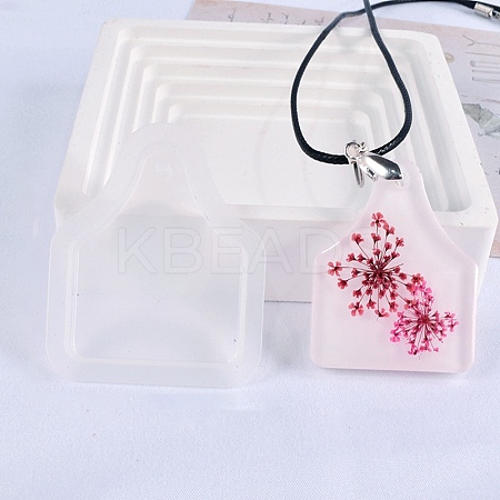 Trapezoid Pendant Food Grade Silicone Molds LS-DIY-D074-14-1
