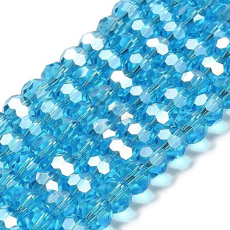 Transparent Glass Beads LS-EGLA-A035-T6mm-B08-1