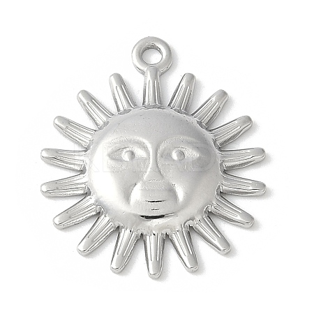 304 Stainless Steel Pendants STAS-E501-17P-1