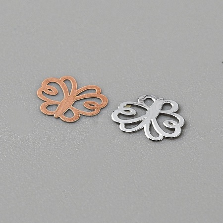 Butterfly Brass Cabochons MRMJ-WH0003-07A-P-1