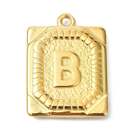 Ion Plating(IP) 304 Stainless Steel Pendants STAS-U033-01G-B-1
