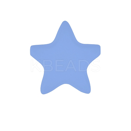 Star Silicone Beads PW-WG37751-22-1