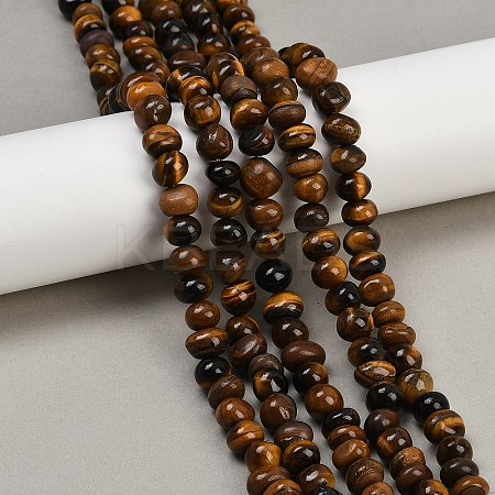 Natural Tiger Eye Beads Strands G-G053-C12-01-1