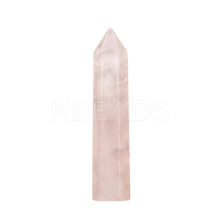 Point Tower Natural Rose Quartz Home Display Decoration PW-WG24364-02-1