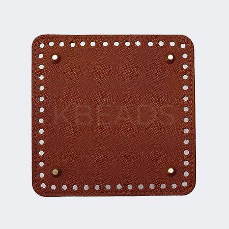 PU Imitation Leather Bag Bottoms DIY-H002-15B-1