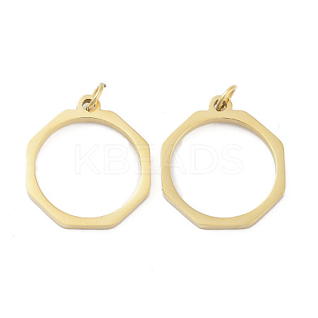 Ion Plating(IP) 304 Stainless Steel Pendants STAS-G324-01H-G-1