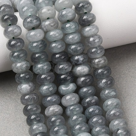 Natural White Jade Beads Strands X-G-E507-01-12-1