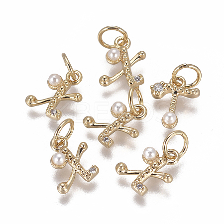 Brass Charms KK-L179-08X-G-1