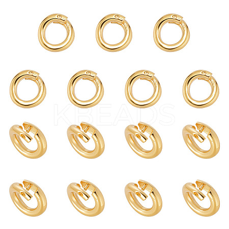15Pcs 925 Sterling Silver Locking Jump Ring STER-GA0001-19-1