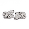 Non-Tarnish 304 Stainless Steel Pendants STAS-B031-08S-3