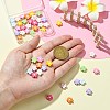 45Pcs 9 Color Baking Paint Alloy Handmade Beads FIND-CJ0002-74-4