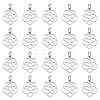 304 Stainless Steel Pendants STAS-UN0018-96P-1