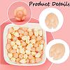 100Pcs 2 Colors Dyed Synthetic Coral Beads CORA-SP0001-02A-6