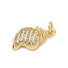 Brass Micro Pave Cubic Zirconia Pendants KK-D426-25C-G-2