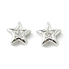Brass Micro Pave Cubic Zirconia Beads FIND-Z035-17P-1