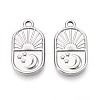 304 Stainless Steel Pendants STAS-T065-12P-1