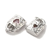 Brass Micro Pave Cubic Zirconia Pendants KK-H461-06P-01-2