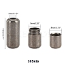 Brass Capsule Lace Lock Buckles KK-PH0001-29B-WH-3