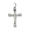 304 Stainless Steel Pendants STAS-F336-18P-02-1