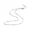 Non-Tarnish 304 Stainless Steel Satellite Chain Necklace for Men Women LS-NJEW-K245-011C-1