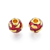 Alloy Enamel Beads PALLOY-P285-04MG-04-2