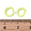 Spray Painted Iron Open Jump Rings IFIN-T017-04B-28-2