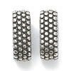 304 Stainless Steel Slide Charms/Slider Beads STAS-I181-025A-AS-1