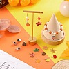 24Pcs 12 Style Autumn Theme Alloy Enamel Pendants ENAM-SC0003-59-4