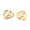 304 Stainless Steel Pendants STAS-N109-199G-2