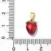 304 Stainless Steel Enamel Fruit Vegetable Charms STAS-F336-02J-G-3