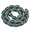 Handmade Gold Sand Lampwork Beads LAMP-T006-01C-2